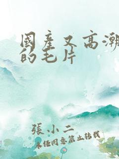 国产又高潮又爽的毛片