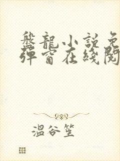 盘龙小说免费无弹窗在线阅读
