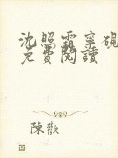 沈照霜宁砚小说免费阅读