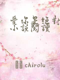 爱你是绝对秘密小说阅读