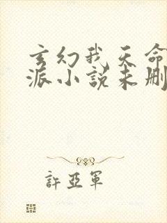 玄幻我天命大反派小说未删减版