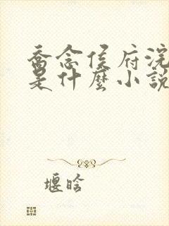 乔念侯府浣衣局是什么小说