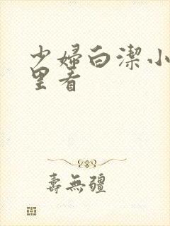 少妇白洁小说哪里看