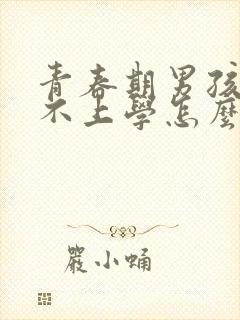 青春期男孩叛逆不上学怎么办