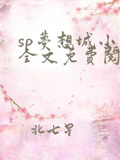 sp梦想城小说全文免费阅读笔趣阁