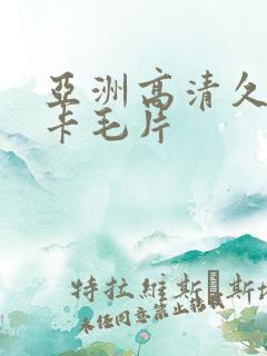 亚洲高清久久不卡毛片