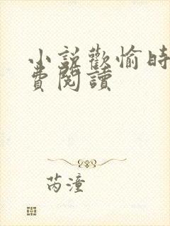 小说欢愉时刻免费阅读