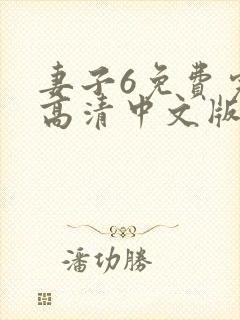 妻子6免费完整高清中文版电视剧