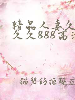 精品人妻久久久久久888高清