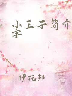 小王子简介50字