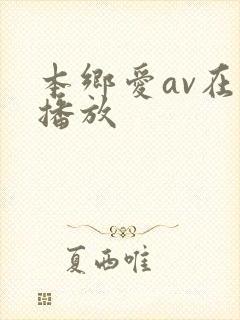 本乡爱av在线播放