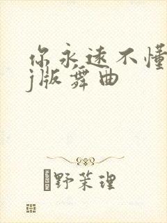 你永远不懂我dj版舞曲