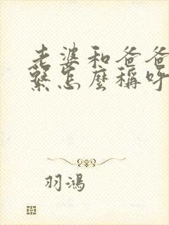 老婆和爸爸的关系怎么称呼