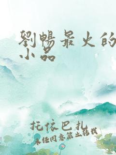 刘畅最火的十部小品