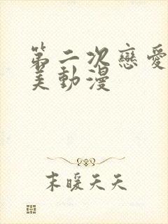 第二次恋爱才完美动漫
