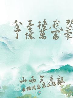 分手后,我闪婚了亿万富豪