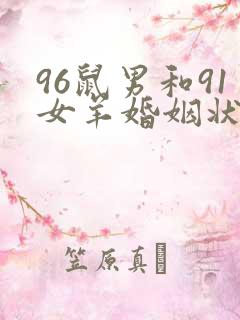 96鼠男和91女羊婚姻状况