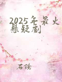 2025年最火悬疑剧