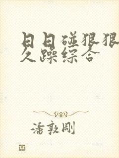 日日碰狠狠躁久久躁综合