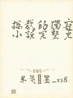 总裁的独宠甜妻小说完整免费