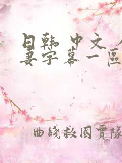 日韩 中文 人妻字幕一区