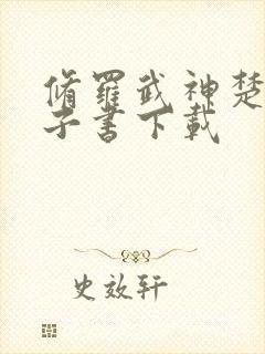 修罗武神楚枫电子书下载