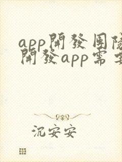 app开发团队开发app需要多少钱