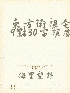 东方卫视今晚19点30电视剧