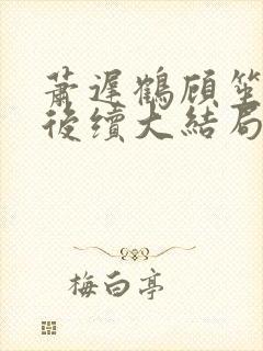 萧迟鹤顾笙出国后续大结局