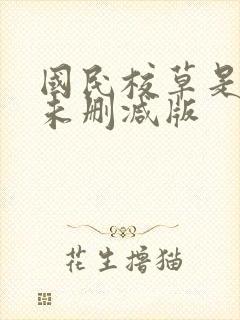 国民校草是女生未删减版
