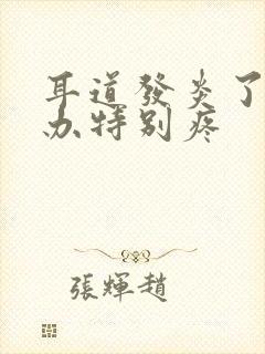 耳道发炎了怎么办特别疼