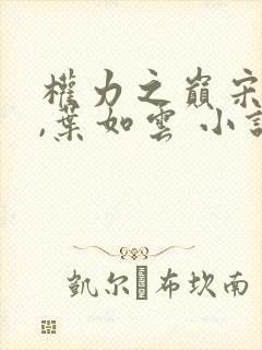 权力之巅宋思铭,叶如云 小说