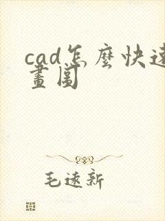 cad怎么快速画图
