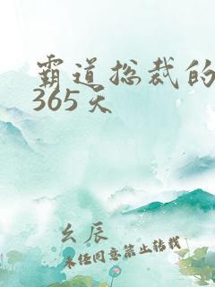 霸道总裁的我的365天