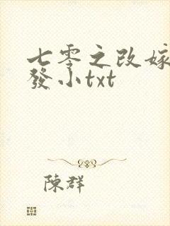 七零之改嫁前夫发小txt