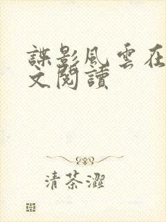 谍影风云在线全文阅读