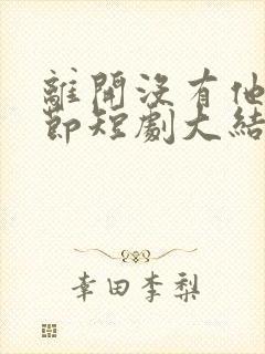 离开没有他的季节短剧大结局