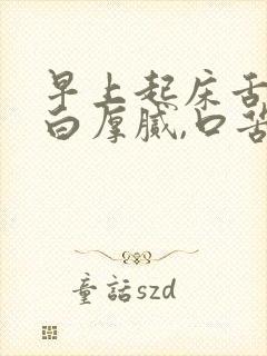 早上起床舌苔黄白厚腻,口苦怎么回事