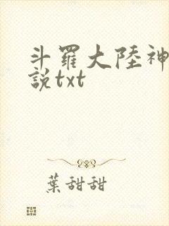 斗罗大陆神界传说txt