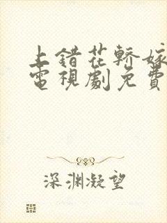 上错花轿嫁王爷电视剧免费观看