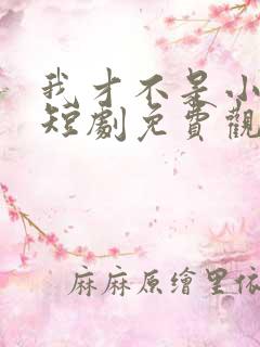 我才不是小可怜短剧免费观看全集