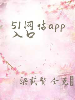 51网站app入口