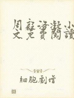 周毅洛凝小说全文免费阅读最新更新