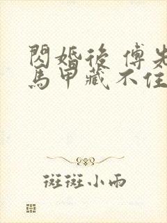 闪婚后 傅先生马甲藏不住