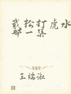 武松打虎水浒传哪一集