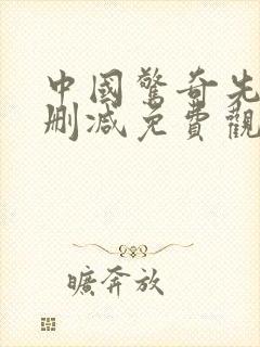 中国惊奇先生无删减免费观看