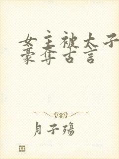 女主被太子强取豪夺古言