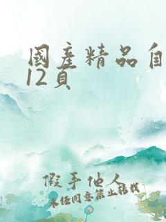 国产精品自拍第12页