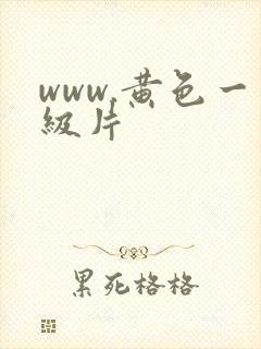 www.黄色一级片