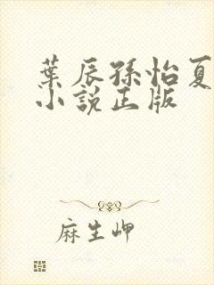 叶辰孙怡夏若雪小说正版